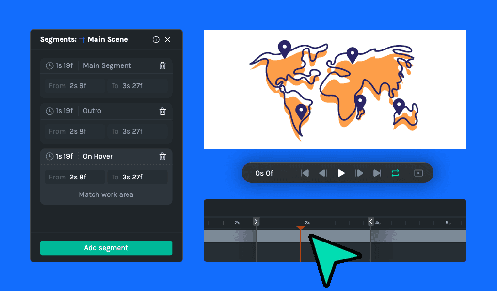 Work Area and Segments