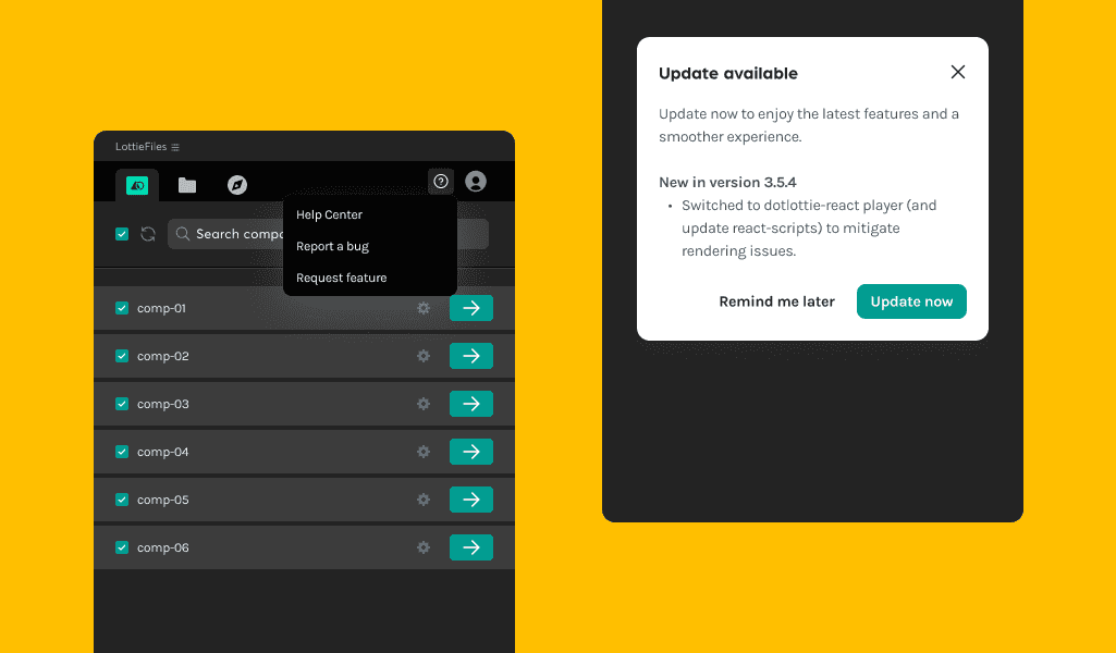 LottieFiles for After Effects: Better updates and support