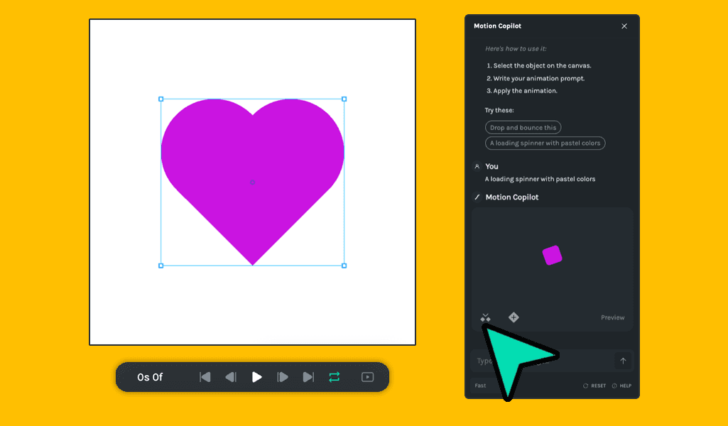 Creator meets Motion Copilot