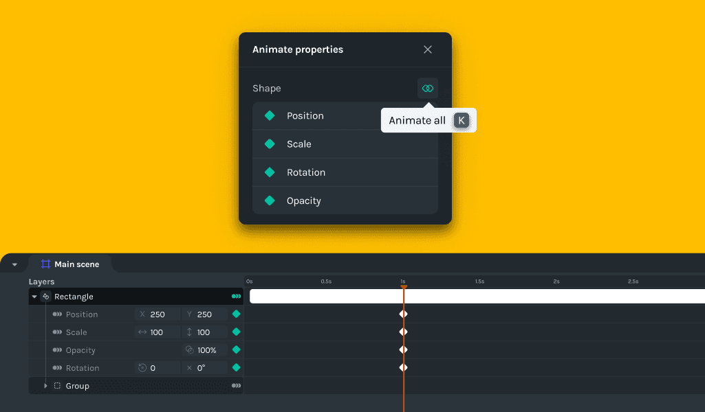 Improved Usability and Animation